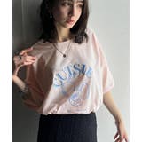 毎日のスタイルを楽しく彩る。前後2way裾ドロストフルーツグラフィックTシャツ | Classical Elf | 詳細画像26