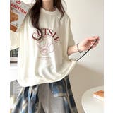毎日のスタイルを楽しく彩る。前後2way裾ドロストフルーツグラフィックTシャツ | Classical Elf | 詳細画像4