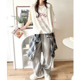 毎日のスタイルを楽しく彩る。前後2way裾ドロストフルーツグラフィックTシャツ | Classical Elf | 詳細画像5