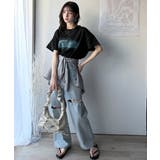 1枚で着映える。平和グラフィックスプレー風ロゴ半袖Tシャツ(オーバーサイズ) | Classical Elf | 詳細画像23