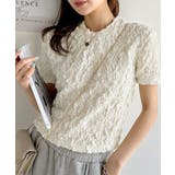 華やかな高級感を演出する。カットジャガード短丈Tシャツ(半袖) | Classical Elf | 詳細画像7