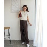 華やかな高級感を演出する。カットジャガード短丈Tシャツ(半袖) | Classical Elf | 詳細画像12