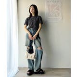 華やかな高級感を演出する。カットジャガード短丈Tシャツ(半袖) | Classical Elf | 詳細画像24
