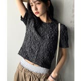華やかな高級感を演出する。カットジャガード短丈Tシャツ(半袖) | Classical Elf | 詳細画像25