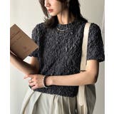 華やかな高級感を演出する。カットジャガード短丈Tシャツ(半袖) | Classical Elf | 詳細画像29