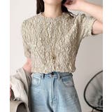 華やかな高級感を演出する。カットジャガード短丈Tシャツ(半袖) | Classical Elf | 詳細画像37