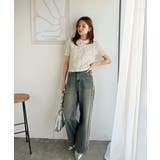 華やかな高級感を演出する。カットジャガード短丈Tシャツ(半袖) | Classical Elf | 詳細画像4