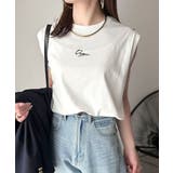 接触冷感♪大人カジュアルを格上げ!胸元ワンポイント刺繍ノースリーブトップ | Classical Elf | 詳細画像6