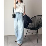 接触冷感♪大人カジュアルを格上げ!胸元ワンポイント刺繍ノースリーブトップ | Classical Elf | 詳細画像8