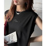 接触冷感♪大人カジュアルを格上げ!胸元ワンポイント刺繍ノースリーブトップ | Classical Elf | 詳細画像11