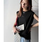 接触冷感♪大人カジュアルを格上げ!胸元ワンポイント刺繍ノースリーブトップ | Classical Elf | 詳細画像12