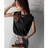 接触冷感♪大人カジュアルを格上げ!胸元ワンポイント刺繍ノースリーブトップ | Classical Elf | 詳細画像15