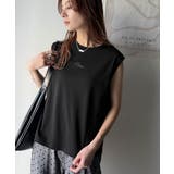 接触冷感♪大人カジュアルを格上げ!胸元ワンポイント刺繍ノースリーブトップ | Classical Elf | 詳細画像22