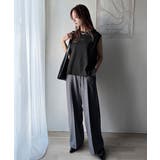 接触冷感♪大人カジュアルを格上げ!胸元ワンポイント刺繍ノースリーブトップ | Classical Elf | 詳細画像23