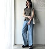 接触冷感♪大人カジュアルを格上げ!胸元ワンポイント刺繍ノースリーブトップ | Classical Elf | 詳細画像27