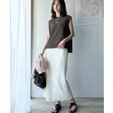 接触冷感♪大人カジュアルを格上げ!胸元ワンポイント刺繍ノースリーブトップ | Classical Elf | 詳細画像30