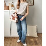 接触冷感♪大人カジュアルを格上げ!胸元ワンポイント刺繍ノースリーブトップ | Classical Elf | 詳細画像38