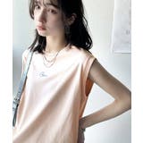 接触冷感♪大人カジュアルを格上げ!胸元ワンポイント刺繍ノースリーブトップ | Classical Elf | 詳細画像40