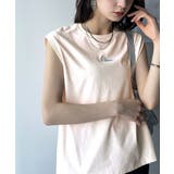 接触冷感♪大人カジュアルを格上げ!胸元ワンポイント刺繍ノースリーブトップ | Classical Elf | 詳細画像41