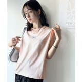 接触冷感♪大人カジュアルを格上げ!胸元ワンポイント刺繍ノースリーブトップ | Classical Elf | 詳細画像42