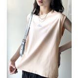 接触冷感♪大人カジュアルを格上げ!胸元ワンポイント刺繍ノースリーブトップ | Classical Elf | 詳細画像43