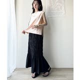 接触冷感♪大人カジュアルを格上げ!胸元ワンポイント刺繍ノースリーブトップ | Classical Elf | 詳細画像45