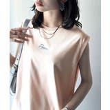 接触冷感♪大人カジュアルを格上げ!胸元ワンポイント刺繍ノースリーブトップ | Classical Elf | 詳細画像46