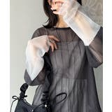 シャリ感素材で魅せる。袖シアー配色シャリシャリ素材サマーニット(長袖) | Classical Elf | 詳細画像13