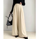 今季トレンドの抜け感がほどよい♪カットジョーゼットワイドラップパンツ | Classical Elf  | 詳細画像2 