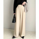 今季トレンドの抜け感がほどよい♪カットジョーゼットワイドラップパンツ | Classical Elf  | 詳細画像3 