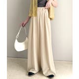 今季トレンドの抜け感がほどよい♪カットジョーゼットワイドラップパンツ | Classical Elf  | 詳細画像15 