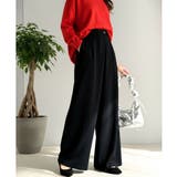 今季トレンドの抜け感がほどよい♪カットジョーゼットワイドラップパンツ | Classical Elf  | 詳細画像16 