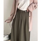 今季トレンドの抜け感がほどよい♪カットジョーゼットワイドラップパンツ | Classical Elf  | 詳細画像28 