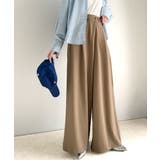 今季トレンドの抜け感がほどよい♪カットジョーゼットワイドラップパンツ | Classical Elf  | 詳細画像33 