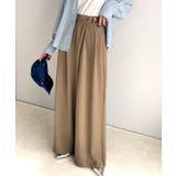 今季トレンドの抜け感がほどよい♪カットジョーゼットワイドラップパンツ | Classical Elf  | 詳細画像35 