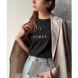 夏コーデの即戦力!接触冷感レターロゴプリント上品見えノースリーブカットソー | Classical Elf | 詳細画像17