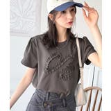フリル刺繍でエレガントに。シルケットフリル刺繍パフスリーブプルオーバー(半袖) | Classical Elf | 詳細画像19