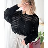 大人の洗練カジュアル。透かし編みケーブル柄ニットプルオーバー(長袖) | Classical Elf | 詳細画像8