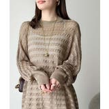 大人の洗練カジュアル。透かし編みケーブル柄ニットプルオーバー(長袖) | Classical Elf | 詳細画像18