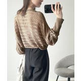 大人の洗練カジュアル。透かし編みケーブル柄ニットプルオーバー(長袖) | Classical Elf | 詳細画像20