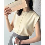 色違いで揃えたい!前後2wayセンターピンタック使いノースリーブサマーニット | Classical Elf | 詳細画像10