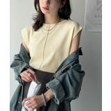 色違いで揃えたい!前後2wayセンターピンタック使いノースリーブサマーニット | Classical Elf | 詳細画像13