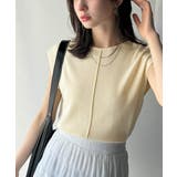 色違いで揃えたい!前後2wayセンターピンタック使いノースリーブサマーニット | Classical Elf | 詳細画像17
