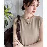 色違いで揃えたい!前後2wayセンターピンタック使いノースリーブサマーニット | Classical Elf | 詳細画像35