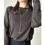 着映えトップス。シンプルサマーリブニット（半袖） | Classical Elf  | 詳細画像57 