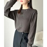 着映えトップス。シンプルサマーリブニット（半袖） | Classical Elf  | 詳細画像58 