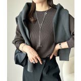 着映えトップス。シンプルサマーリブニット（半袖） | Classical Elf  | 詳細画像60 