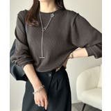 着映えトップス。シンプルサマーリブニット（半袖） | Classical Elf  | 詳細画像61 