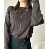 着映えトップス。シンプルサマーリブニット（半袖） | Classical Elf  | 詳細画像62 