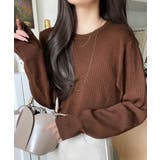 着映えトップス。シンプルサマーリブニット（半袖） | Classical Elf  | 詳細画像70 